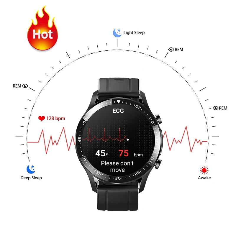 

2021 Smart Watch Fitness Tracker Amoled Display Heart Rate Monitor Waterproof Sport Bracelet Activity Tracker