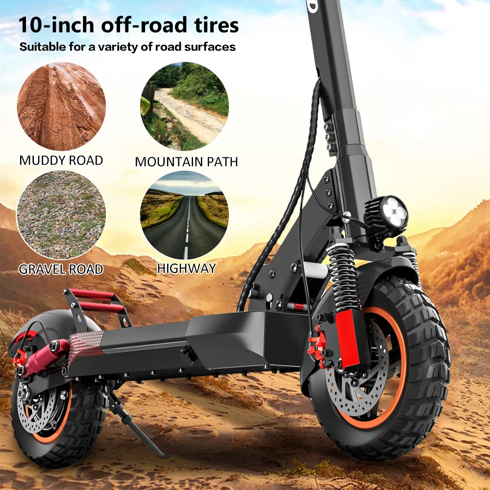 

iENYRID M4 PRO eu stock 48V 10AH 16AH Folding Electric Scooter 10" Off-road Tires 500W 600W Motor scooters for EU US