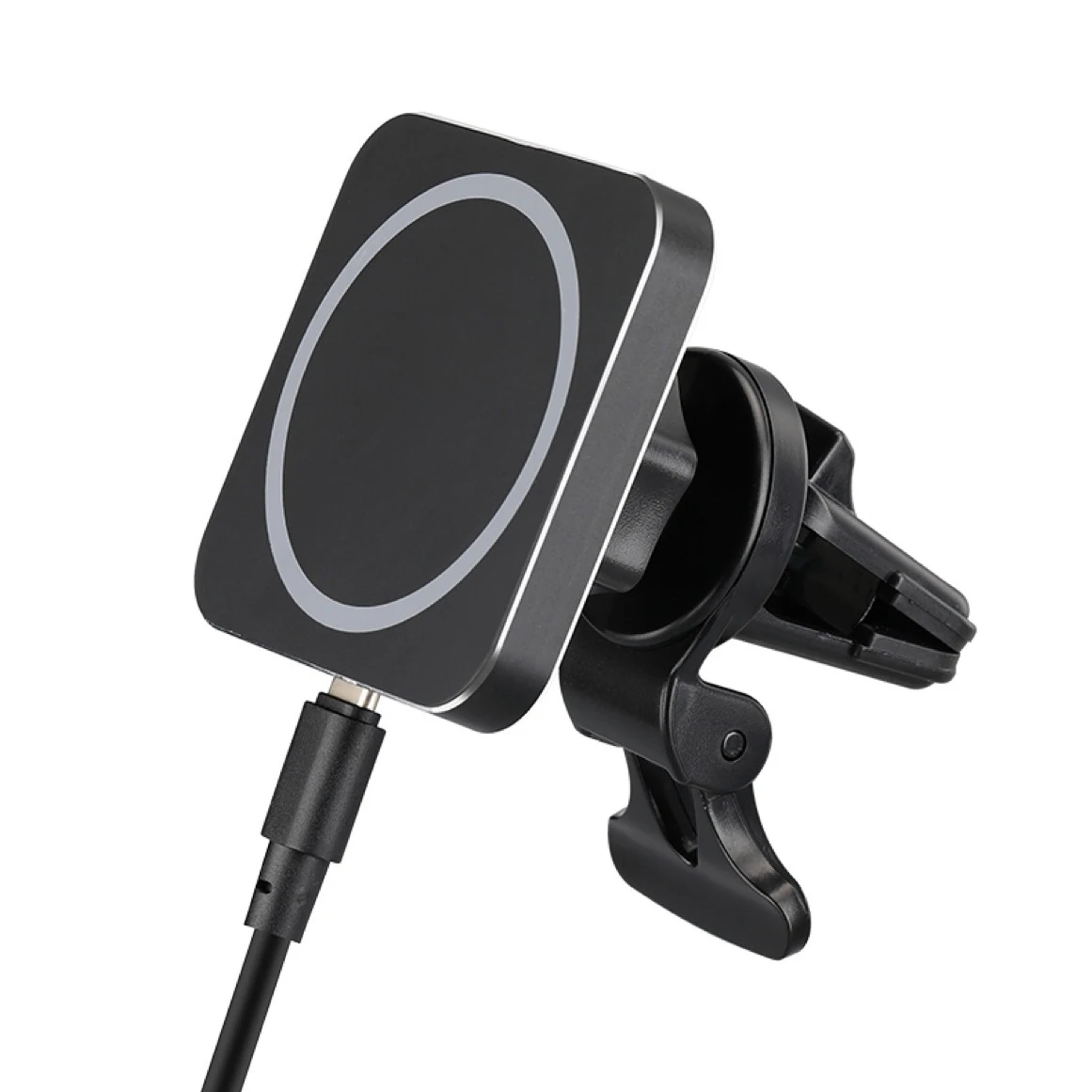 

New Design 15W Magnetic Wireless Car Charger for Magnet iPhone 13 Mini Pro Max Fast Charging Car Phone Mount Holder, Black,white