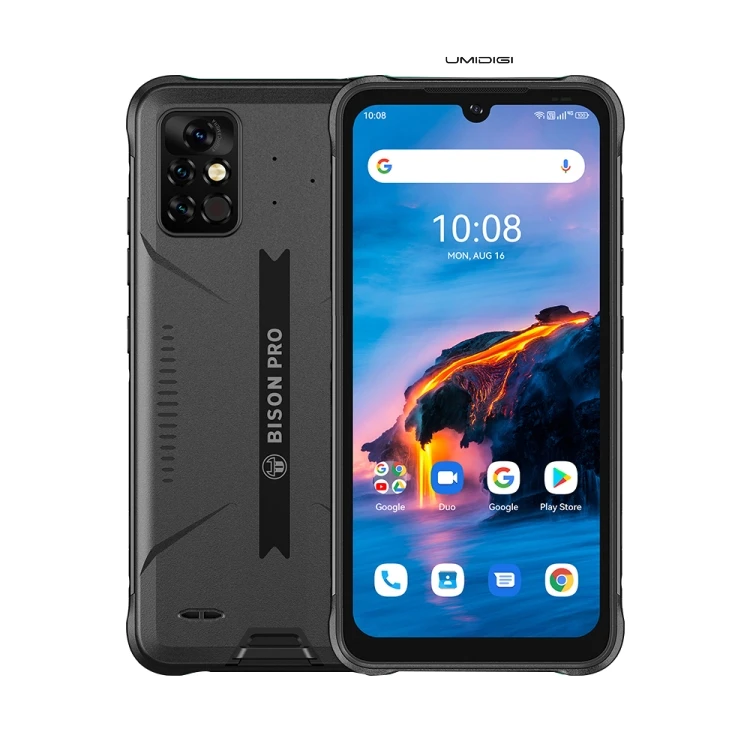 

UMIDIGI BISON Pro Rugged Phone 48MP Camera 8GB 128GB P68/IP69K Waterproof Dustproof Shockproof 5000mAh Battery Smart Phone