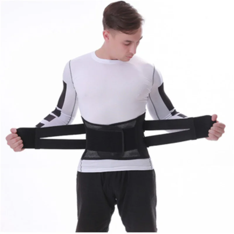 

Orthopedic Lumbar Lower Scoliosis Posture Corrector Upper Back Support Brace Bandage Belt Black OEM Polyester Nylon Healthcare
