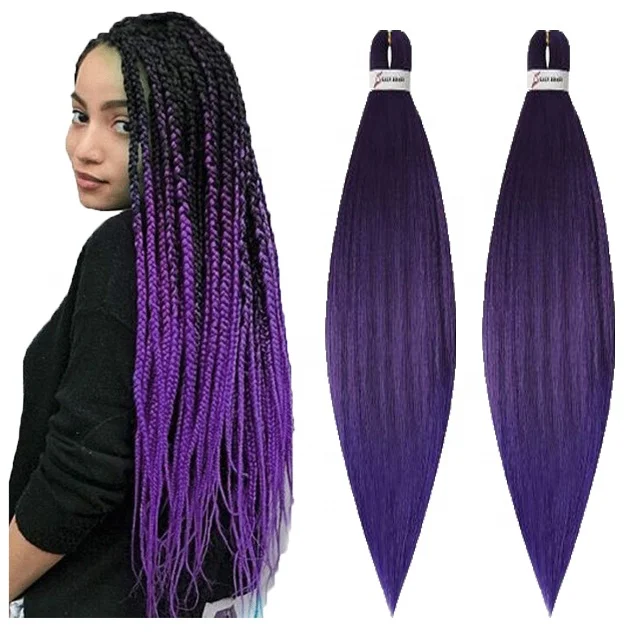 

High Quality Pre stretched Braiding Hair Wholesale Price Prestreched synthetic braiding hair jumbo hair braid for women
