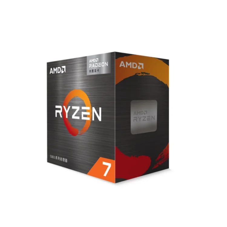 

AMD Ruilong 7 5700G processor (r7)7nm 8 core 16 thread 3.8GHz 65W AM4 interface boxed CPU supports motherboard B550/B450/A520/X5