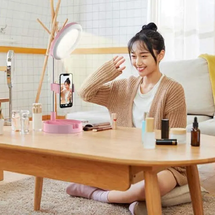 

Hot sale Y3 led ring lamp foldable desktop table camera video photo ring light