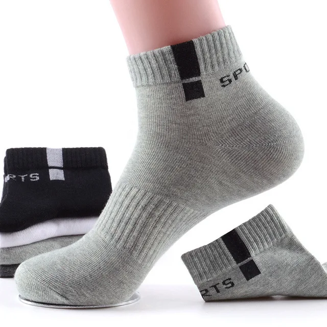 

Men's Color Block Socks Letter Sports Socks