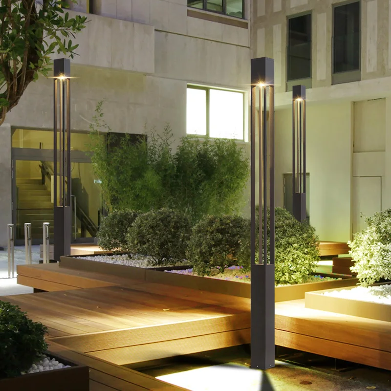 New led solar light outdoor garden yard led pathway light fashionable and simple outdoor led garden light