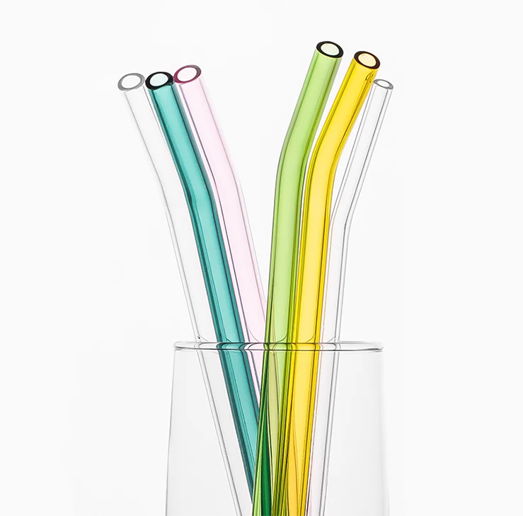 

Borosilicate Straw 100% Food Grade Colorful Borosilicate Bending Glass Straw, Clear/green/ yellow/ red/ customized