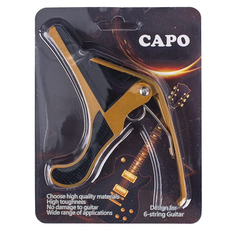 

Wholesale Hipatti Acoustic Guitar Capo Aluminum Alloy Guitar Capo tuners 5 colors, Black & white