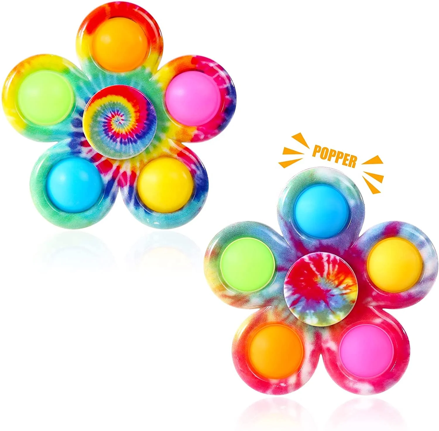 

Colorful pop Fidget Toys Professional Fidget Spinner Stress Relief Rings Props Colorful Training Relieves Reducer Toy