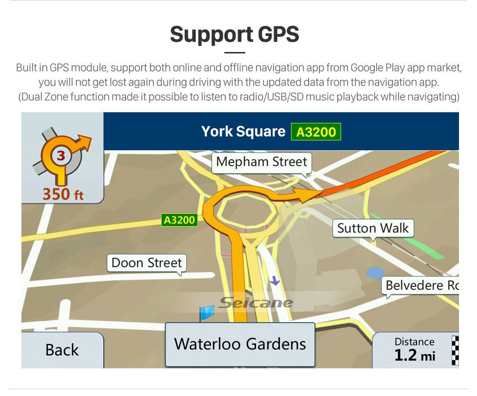 Android 11.0 9 inch for 2007 2008 2009-2012 Land Rover Freelander Radio Touchscreen GPS Navigation