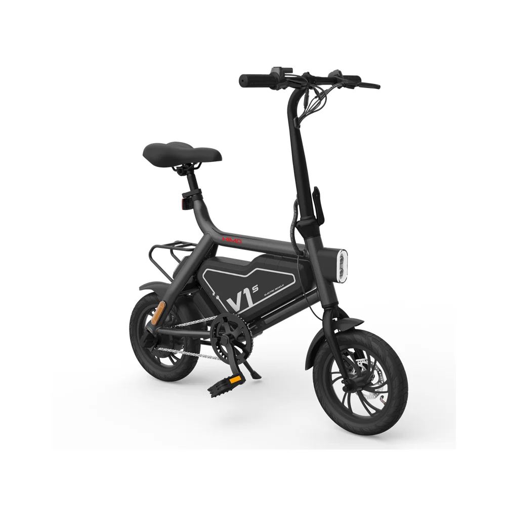 

Original HIMO mini electric bicycle 12 inch lithium battery ebike foldable small size V1S electric bike