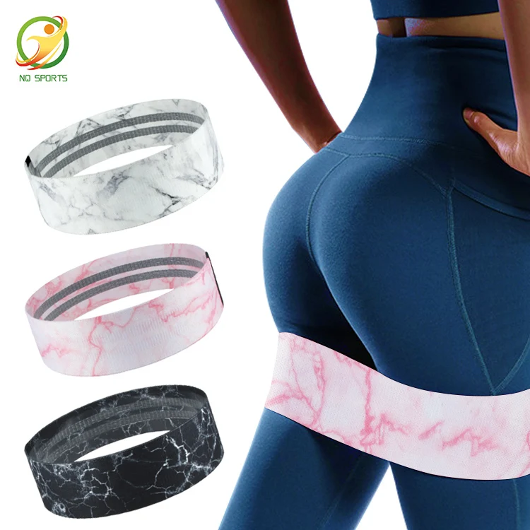 

custom printed make your own non slip pink marble pilates exercise yoga fitness exercise resistance bands loop, Customized