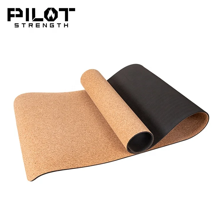 

Brand natural tree rubber cork yoga mat