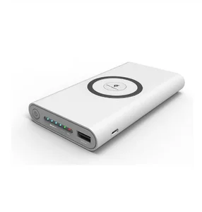 10000mah Qi Wireless Charger Universal portable Power Bank 2