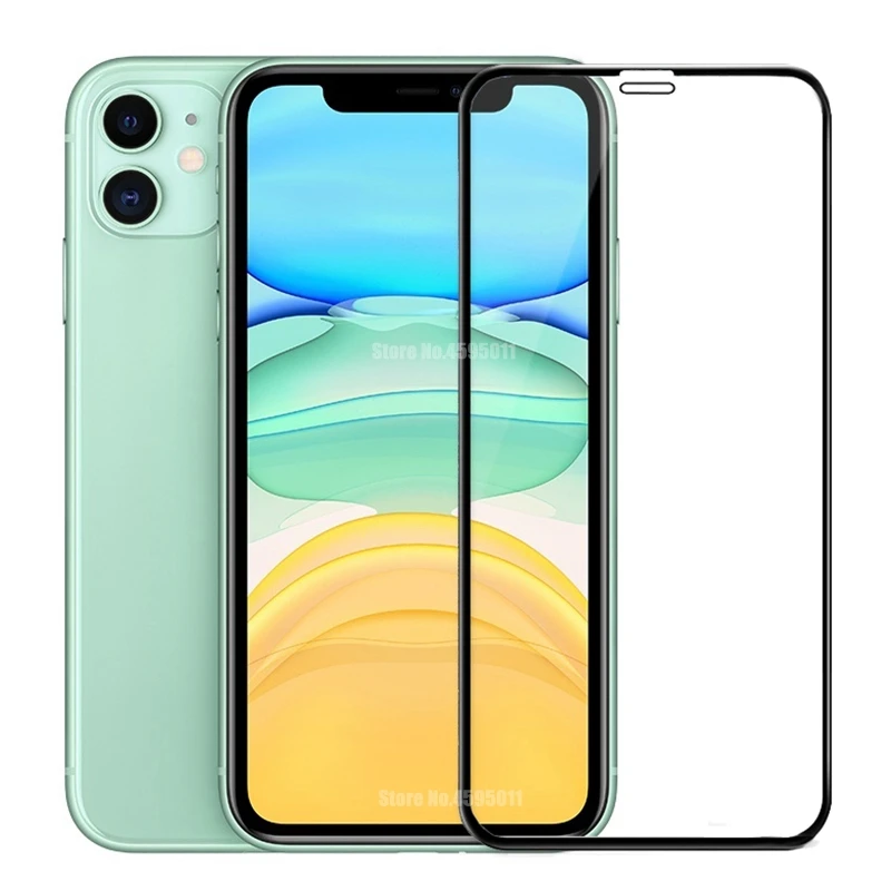 2.5D 9H Anti-Scratch For iPhone XR/11 Transparent Tempered Glass Screen Protector 2.5D 9H Anti-Scratch For iPhone XR/11 Transparent Tempered Glass Screen Protector