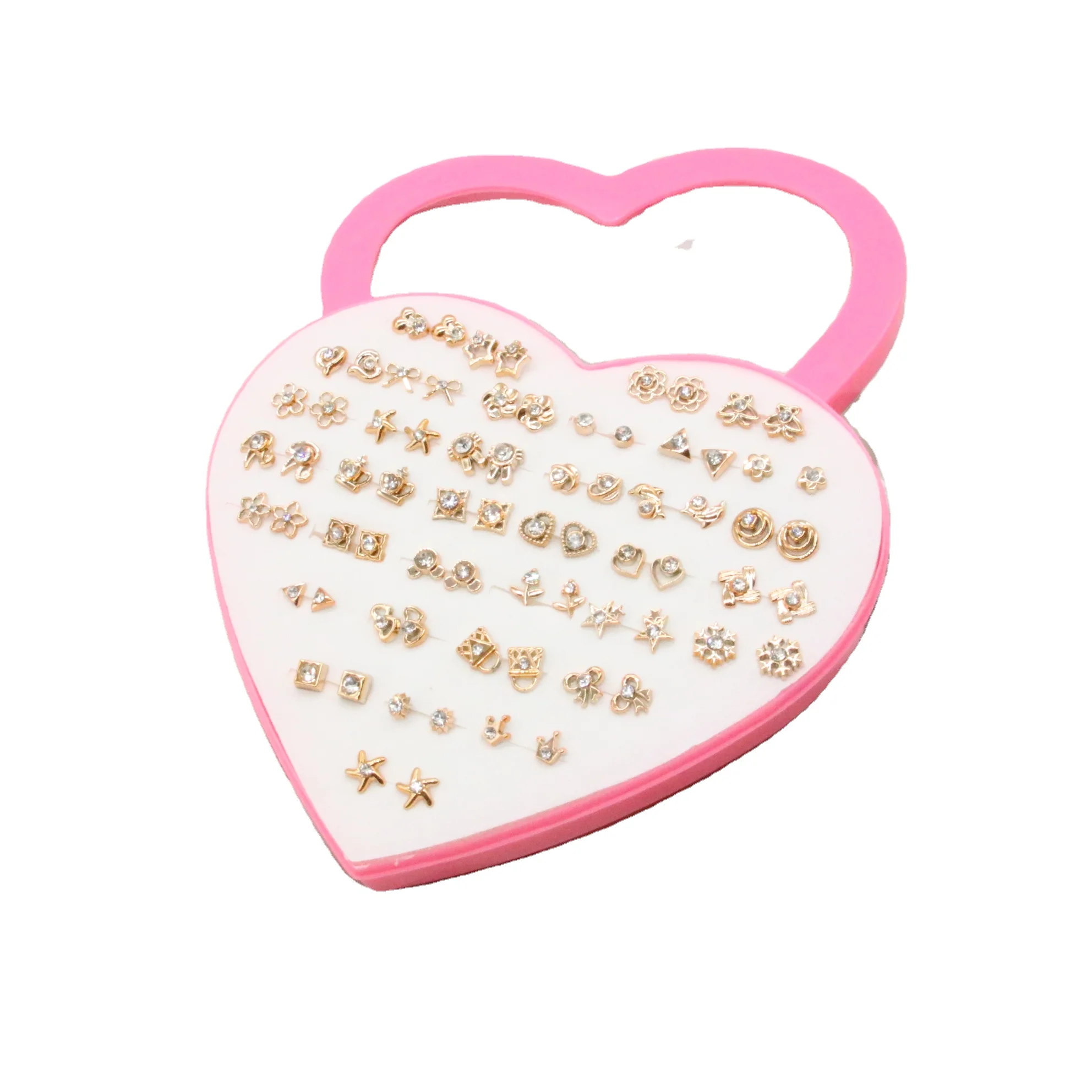 

earrings women earring set 36 pairs together earrings alloy lovely for girls, Mixed