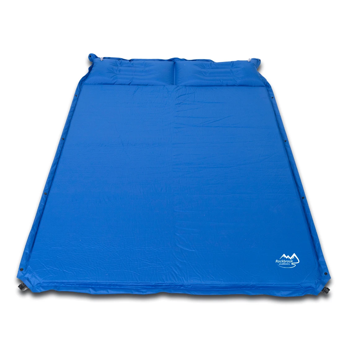 

Deluxe Lightweight 2 Person Extra Large Extra Long 4Season Sleeping Pad Mattress Widen Waterproof Foldable Outdoor Camping Mat, Blue