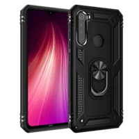 

2019 New Arrivals Shockproof Bracket Ring Holder Car Magnet Armor Case For Xiaomi Redmi Note 8