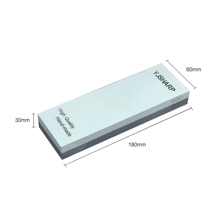

Double Side 300/600 Grit Whetstone Knife Sharpening Stone Green