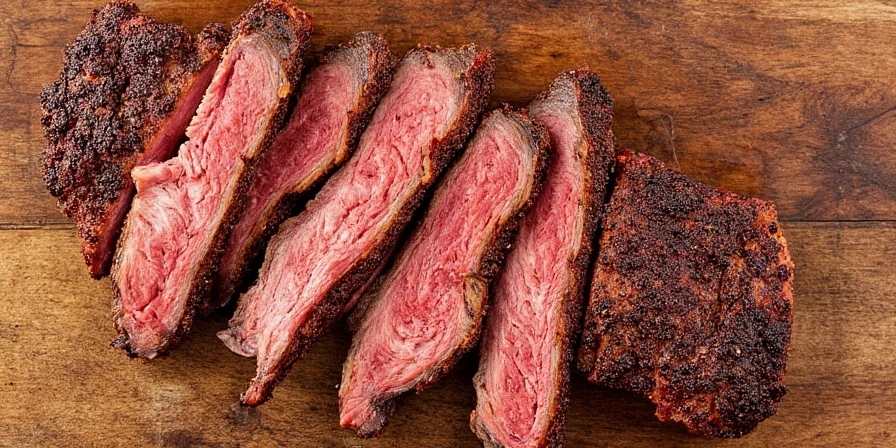 Stack of spice jars and brisket FAQs infographic