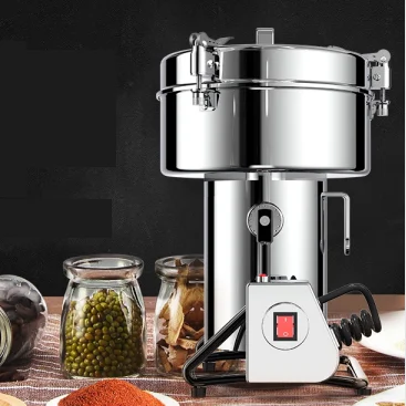
Commercial Durable Heavy Duty Chilli Coffee Cocoa Spice Grinder Pepper Grinder Herb Grinder Flour Mill Powder Machine 