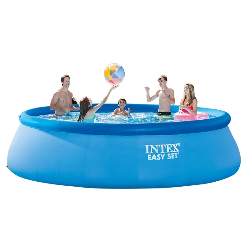 

Intex 28101 Inflatable Above Ground Outdoor Easy Set Swimming Pool, As photo