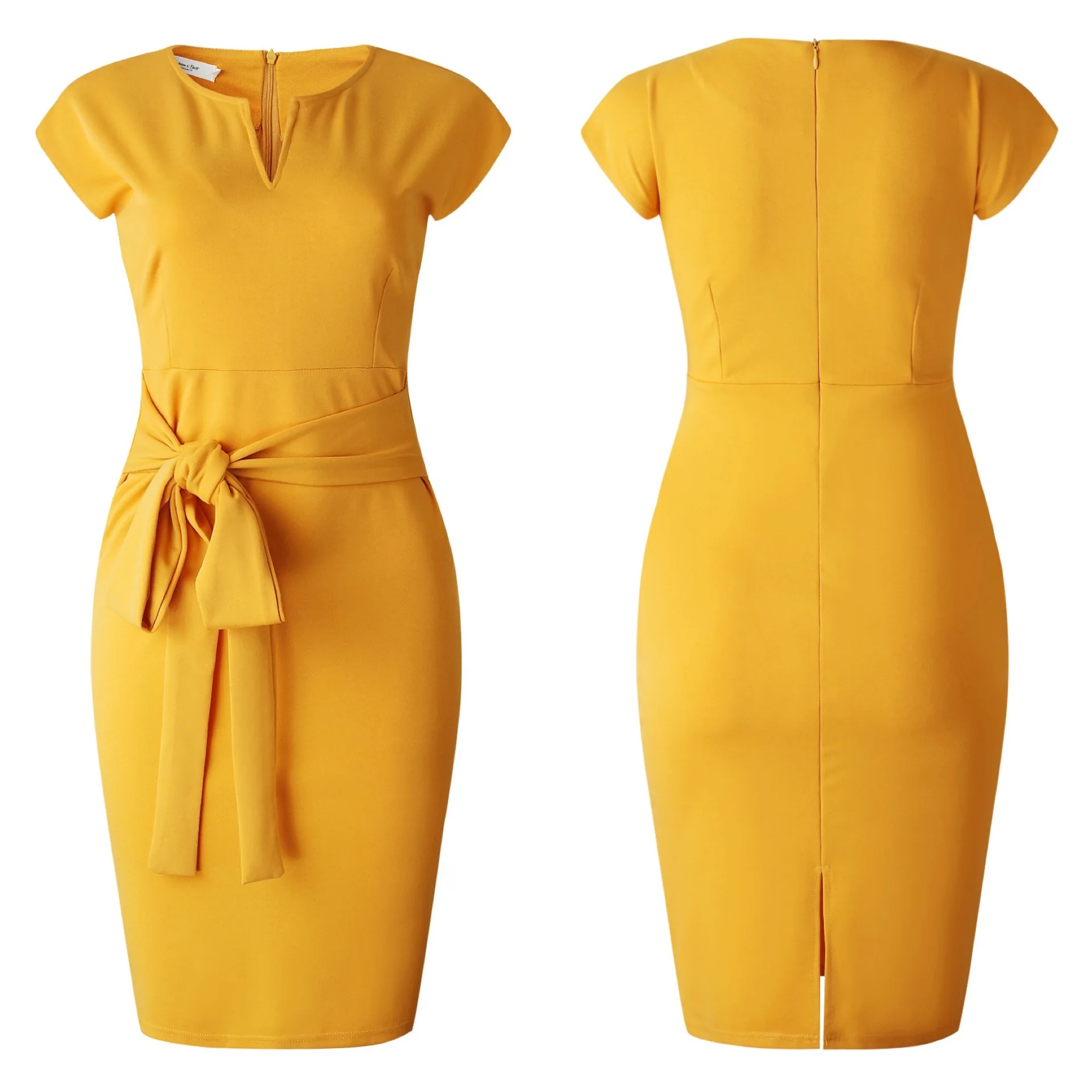 

2020 spring new arrival fashion african women polyester short sleeve knee-length dress, 1 color