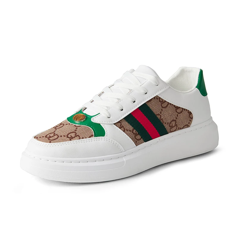

New design Women's Fashion Sneakers Men Casual White Tennis Walking Shoes Custom Canvas Shoes