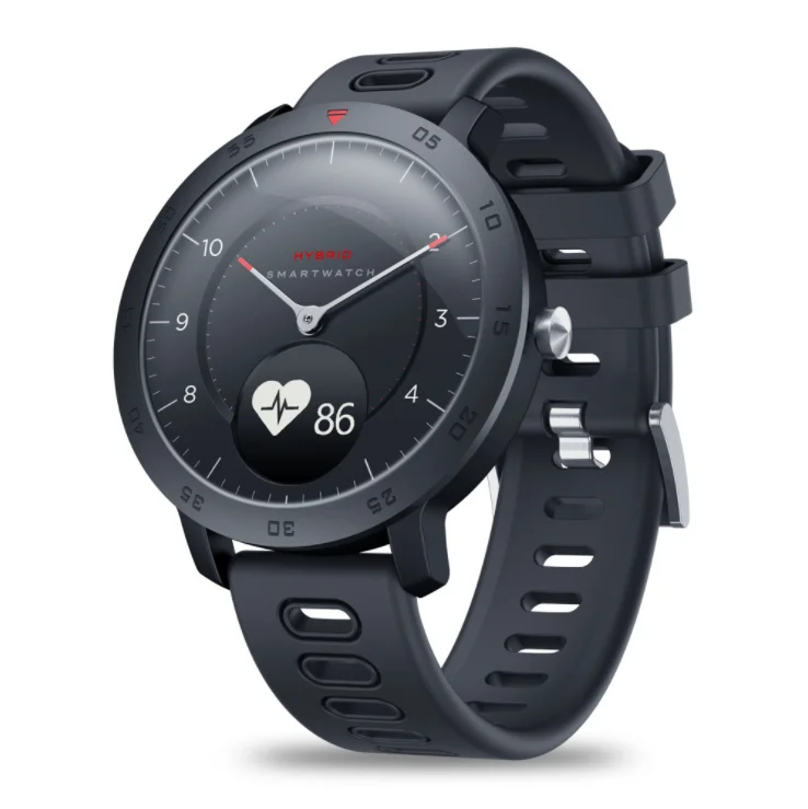 

drop shipping Hybrid Smart Watch Heart Rate Blood Pressure Monitor 5 ATM Waterproof Sport Smartwatch Long Battery Life