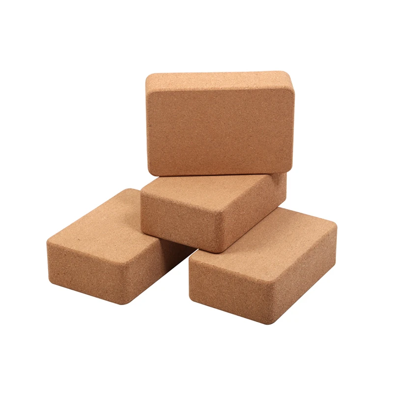 

Real Custom Private Label Props Yoga Blcoks Wooden Cork Yoga Block, Wood natural