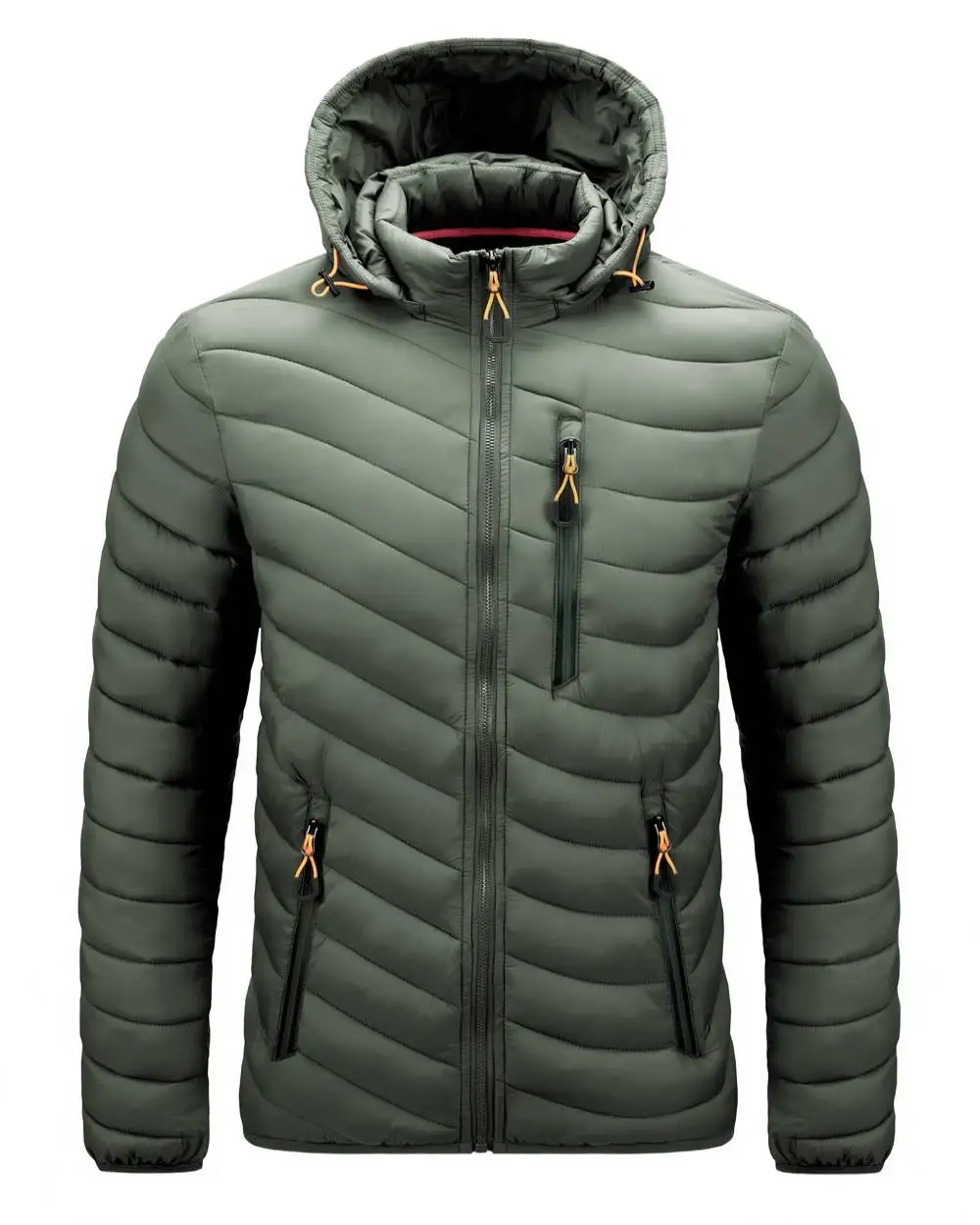 

OEM Wholesale Winter Thick Puffer Down Jackets Male Padded Cotton Jacket Outdoor Hooded Quilted Oversized Mens Puffer Jacket