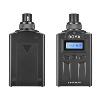

BOYA BY-WXLR8 Pro 48-Channel Microphone Set Transmitter Plug-on LCD Display XLR 3.5mm LINE IN with BOYA BY-WM8 /BY-WM6 Receiver