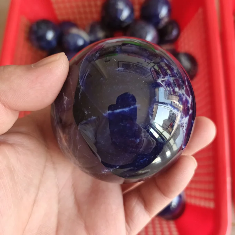 

Wholesale Natural Crystal Ball Sodalite Healing Crystals Ball For Decorate