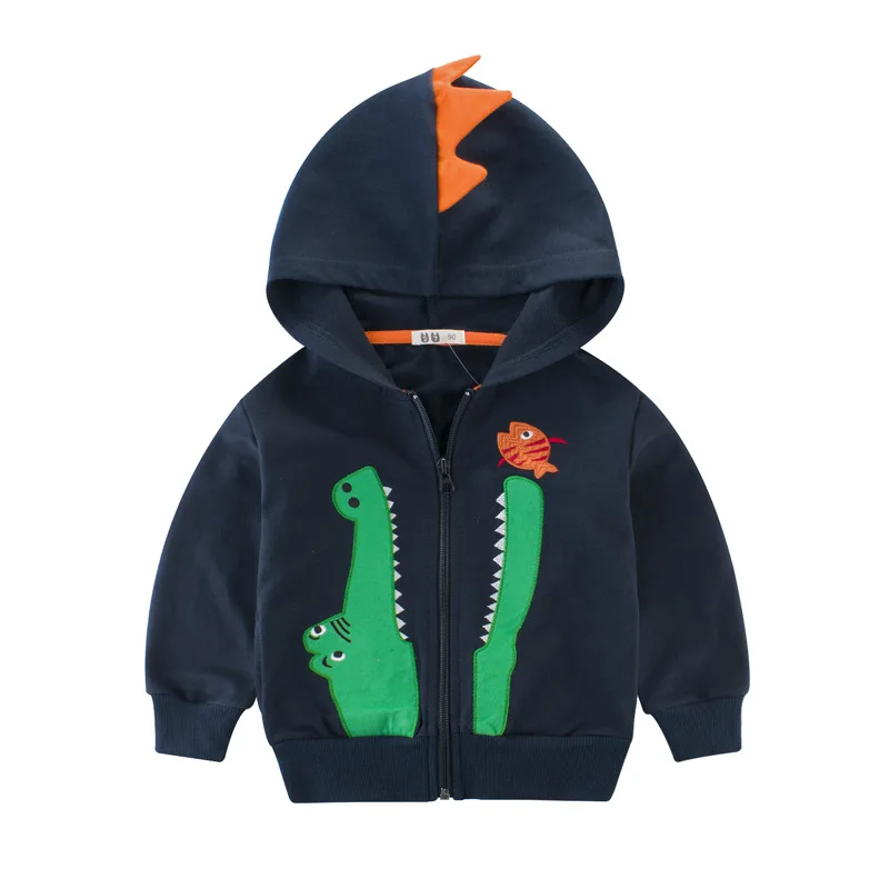 

Cartoon Baby Boys Clothing Spring And Autumn 100% Cotton Baby boys Coat With Zipper For Kids, Picture showed