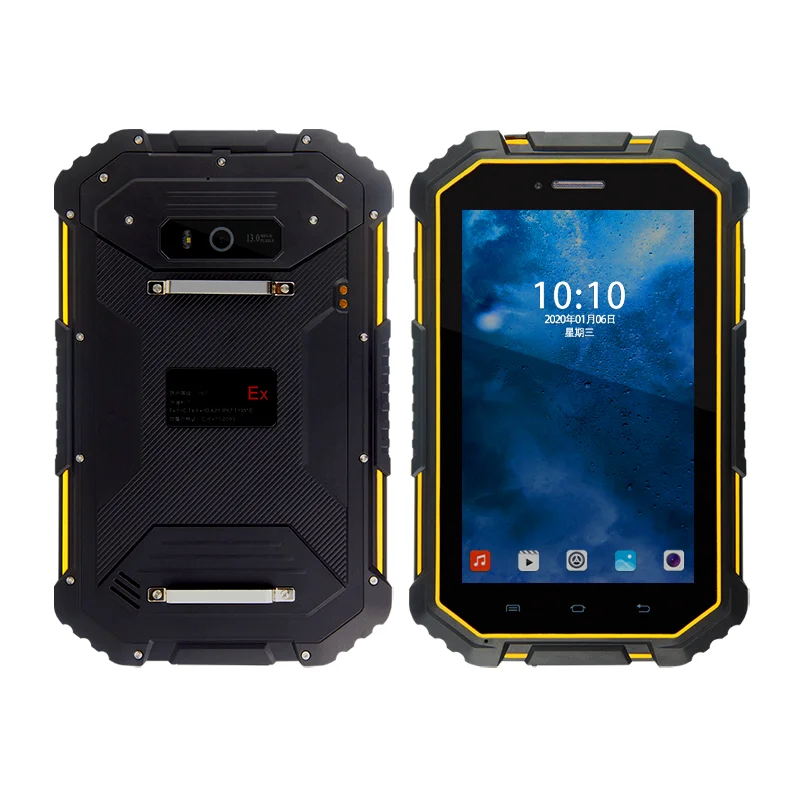 

Ex ib IIC T4/Ex tD A21 IP67 MT6762V Octa Core NFC 4G Dual SIM Card Slot Rugged Explosion-proof Explosion Proof Tablet PC
