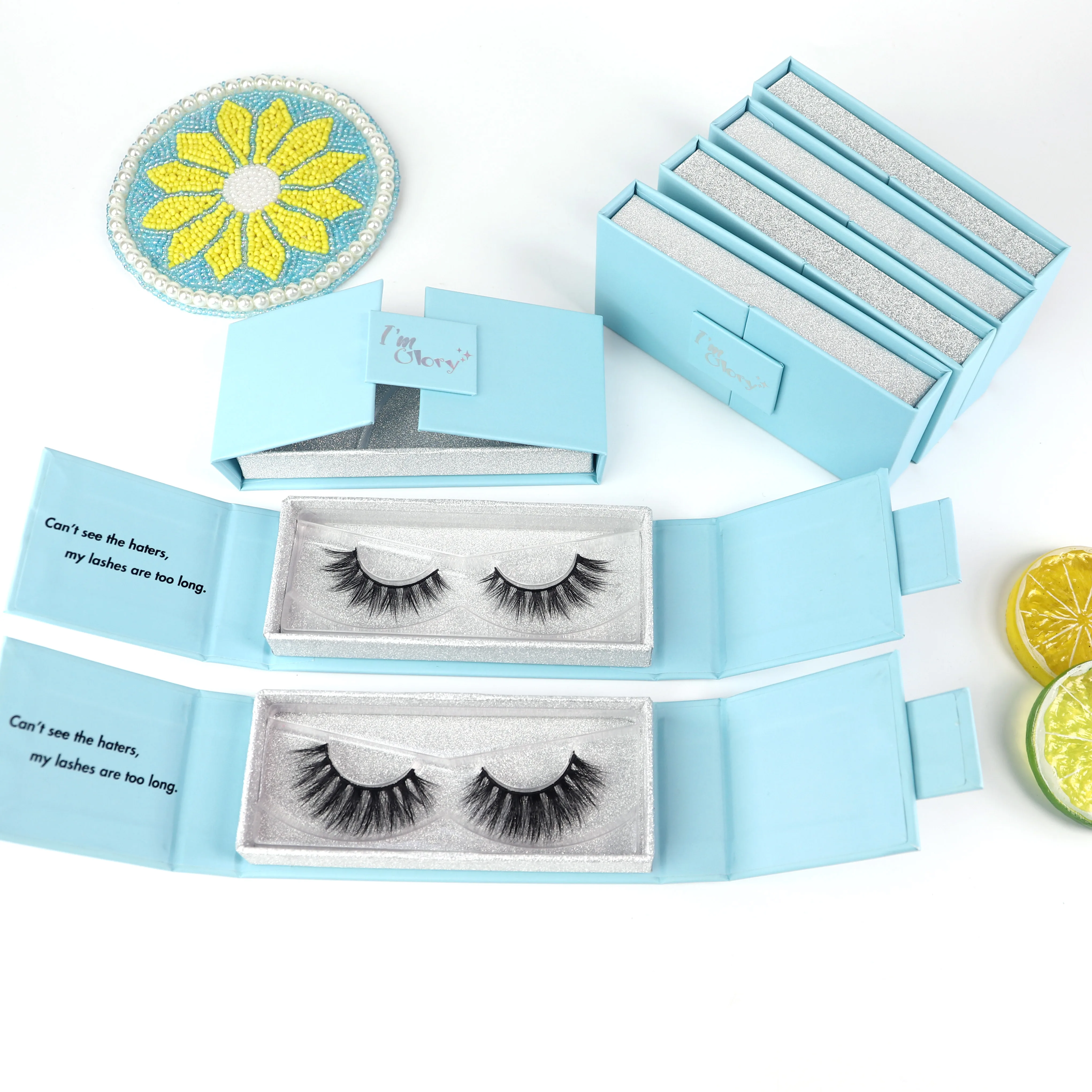 

2021 wholesale mink 3d lashes with eyelashes packaging box custom box