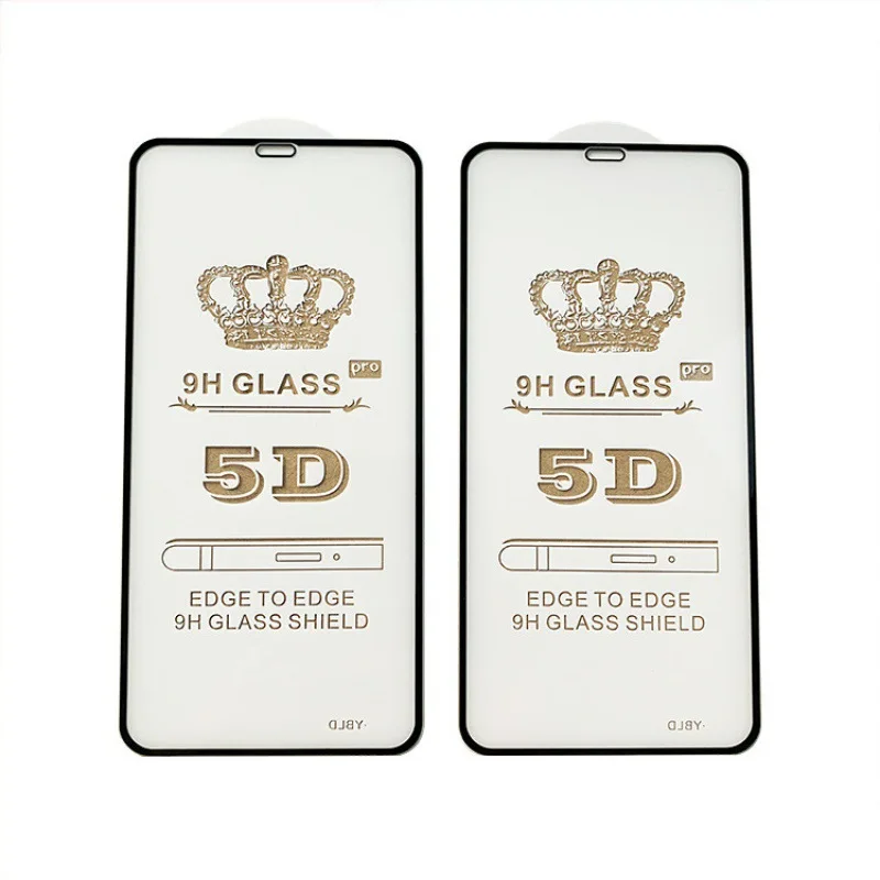 

2021Newest Arrival Factory Price 0.33mm 9H 5D Full coverage Full Glue Tempered Glass Screen Protector For Iphone 13 Mini Pro Max, High transparent