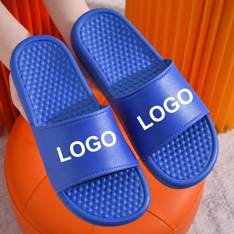 

Wholesale Factory Price Black White Unisex Men Women Custom Logo Causal Slides Slippers Footwear