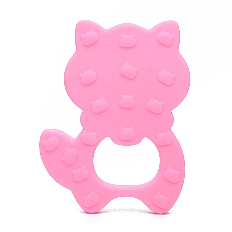 
Silicone Baby Elephat Teething Toys The Teether Holder Best for Sore Gums Pain Relief Eco Friendly BPA Free & Freezer Safe 