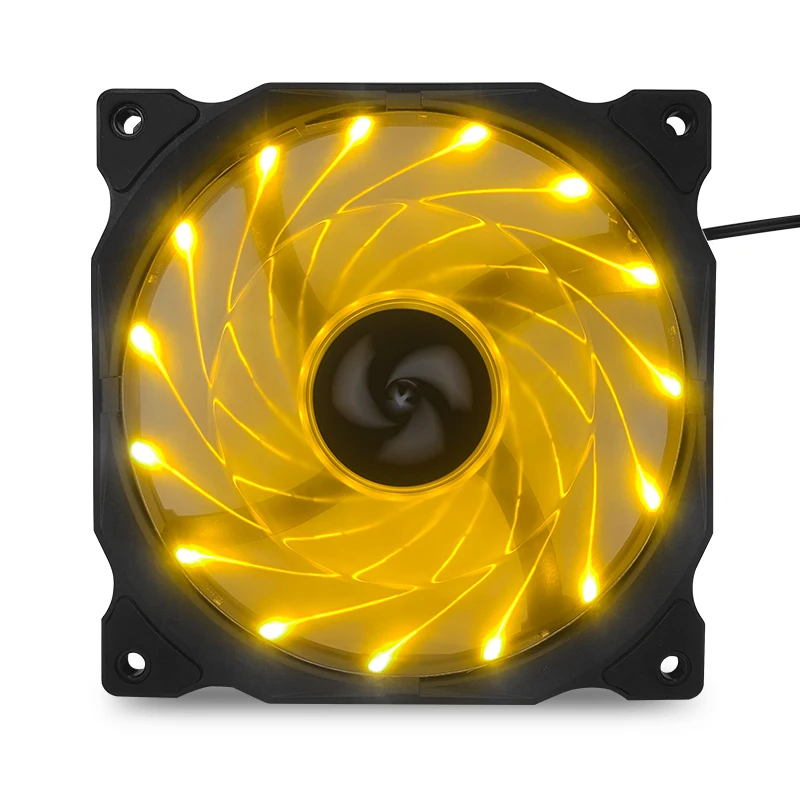 

Factory ODM Customizable 120mm LED Light Computer Heat rgb cooler CPU Cooler golden RGB electrical PC Cooling Fans