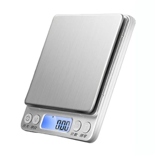 

I2000 500g*0.01g Mini Digital Balance Scale Weighting Scale Pocket kitchen scale