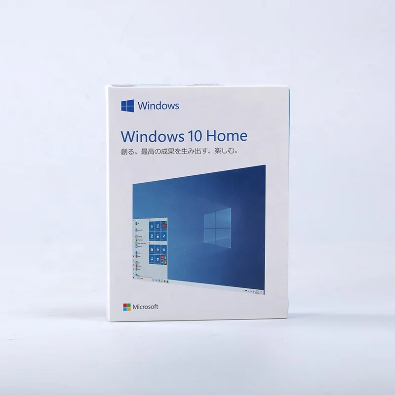 

Windows 10 home Retail Box USB Japanese Version Windows 10 home license Key