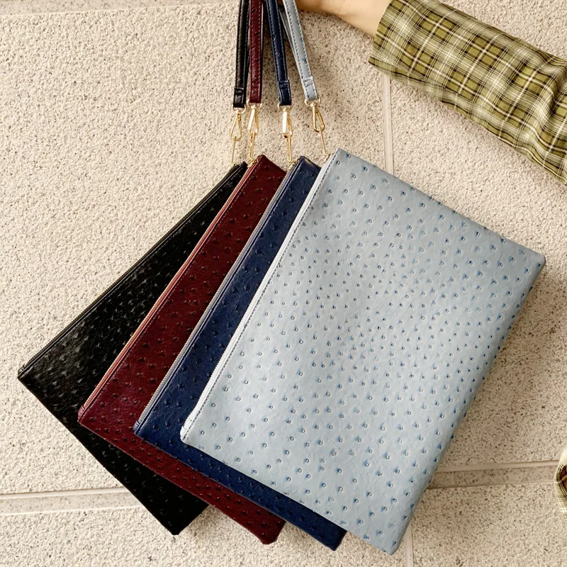 

Large Women Crocodile Green File Folder A4 Document Bag Fashion Women Laptop Bag Pouch Business Briefcase Bag