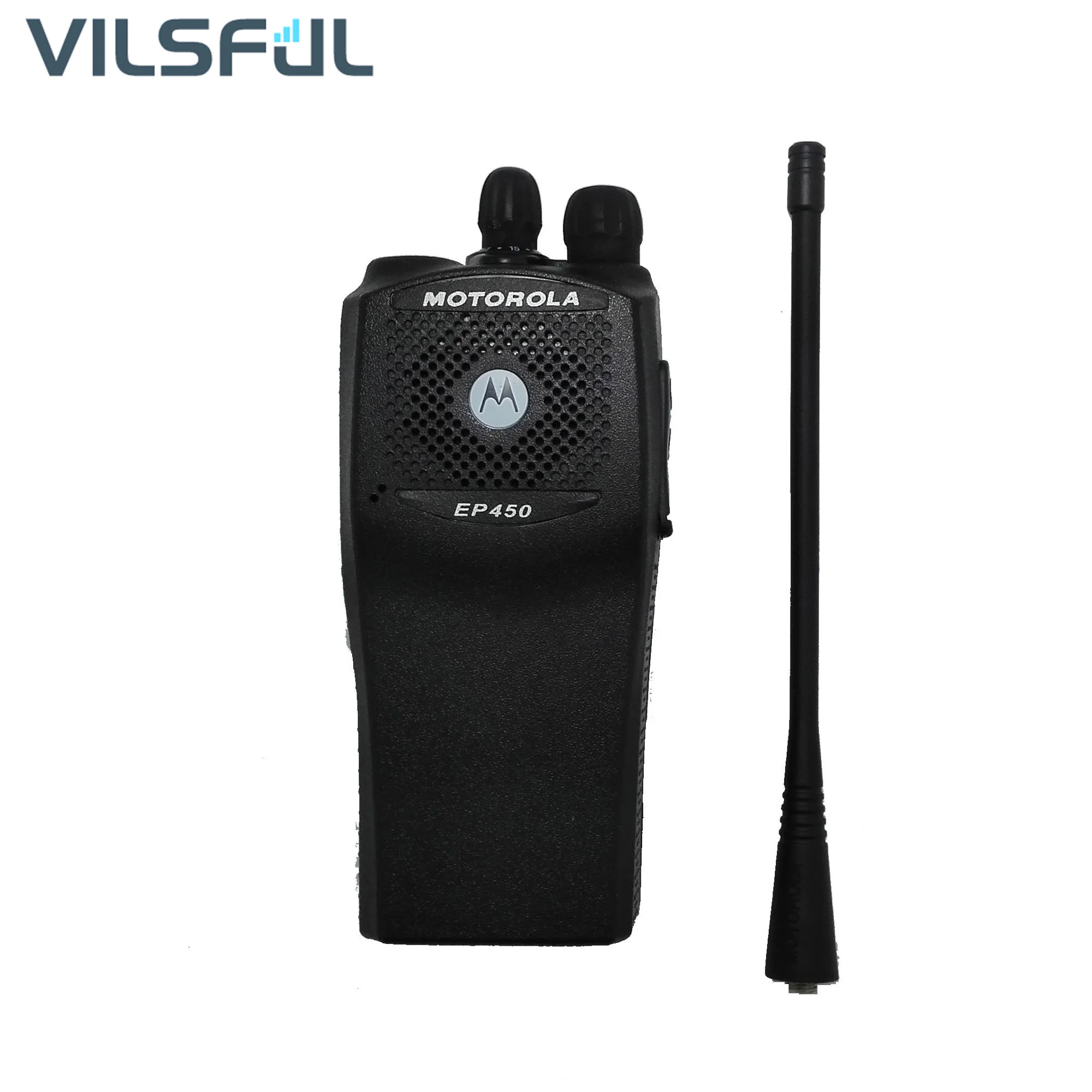 

Moto-rola EP450 Handheld Two Way Radio With 16 channels walkie talkie 50km, Black