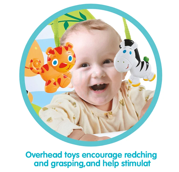 2 In 1 Safety Adjustable Design Lovely Infant Baby Musical Rocker Baby