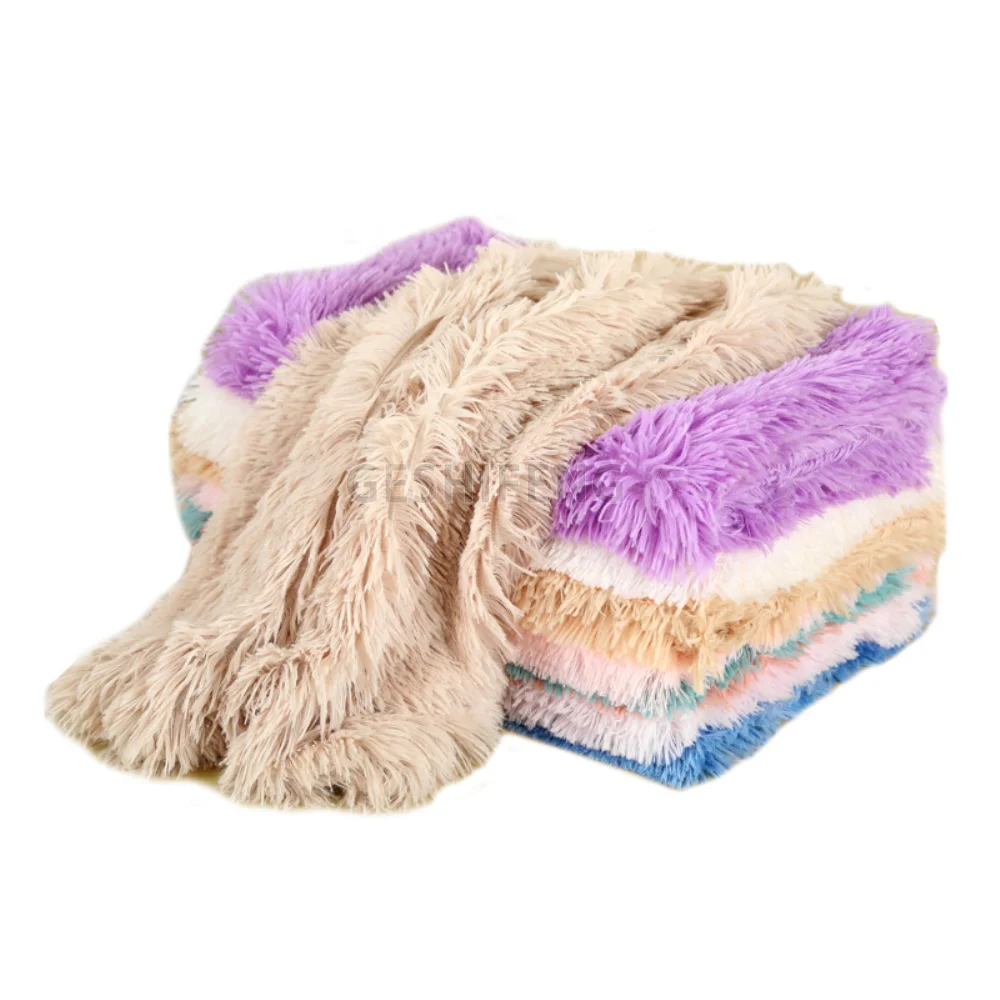 

Luxury Plush Dog Mat Pets Kennel Warming Blanket Cat Soft Fleece Bed Blanket