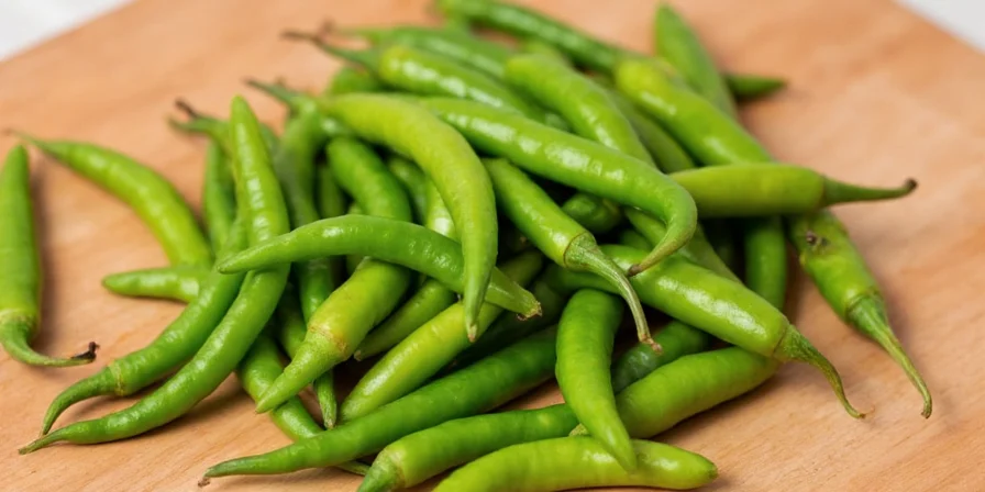 Spice chart showing different levels of Hatch green chili heat