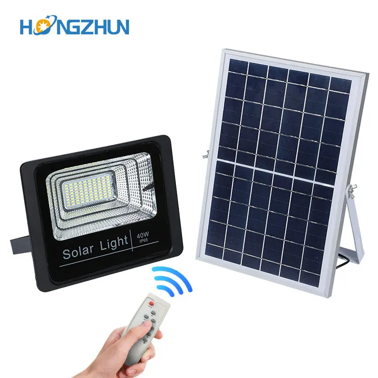 Commercial lighting  solar flood lights motion 40w 60w 100w 200w solar cob 100 watt led flood light