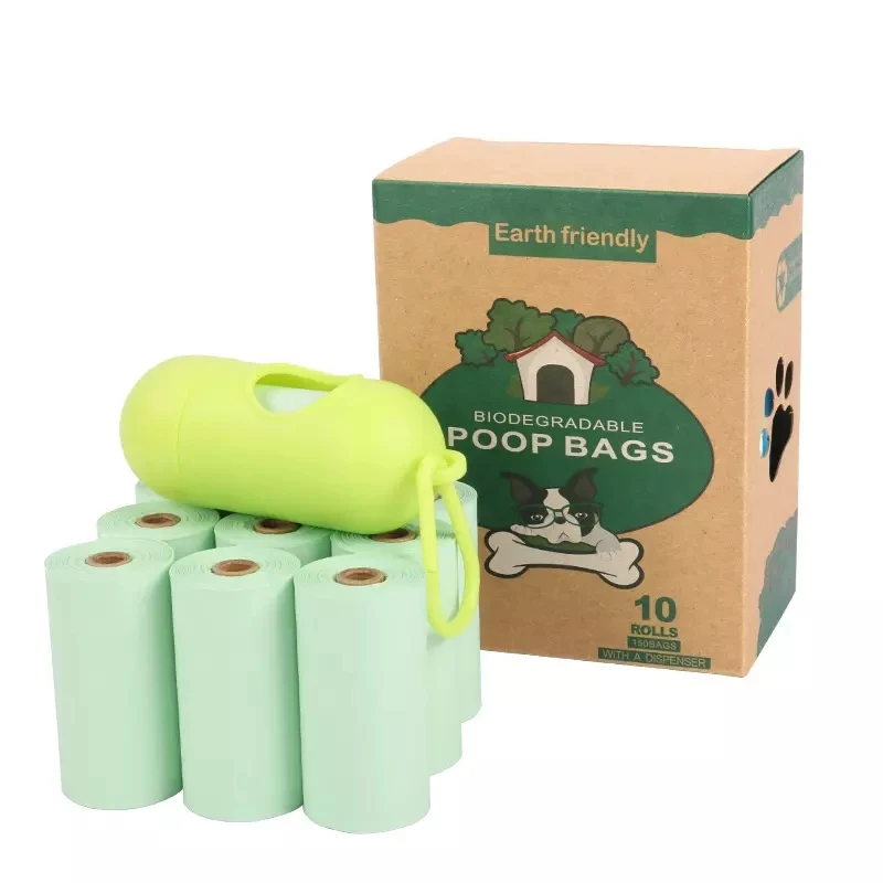 

Eco-Friendly Bio Degradable Dog Cornstarch Eco Friendly Compostable Biodegradable Poop Bags For Pet Poop