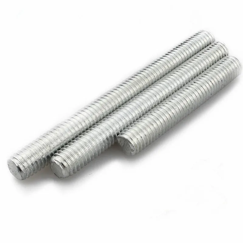 
yellow zinc plated partial threaded rod 10mm 